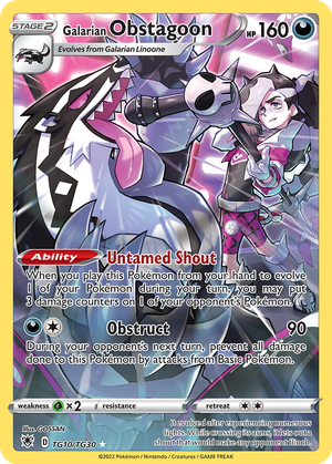 Galarian Obstagoon card image