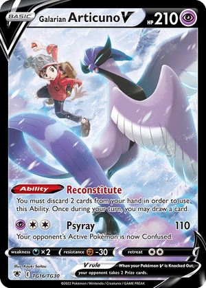 Galarian Articuno V card image