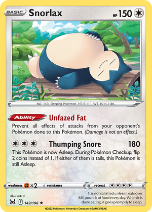 Snorlax card image