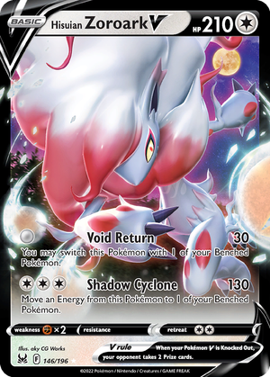 Hisuian Zoroark V card image