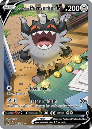 Galarian Perrserker V card image