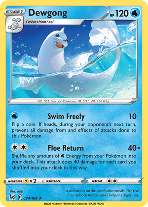 Dewgong card image