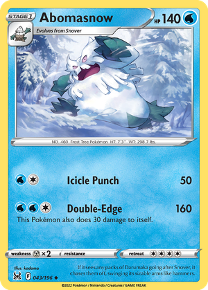 Abomasnow card image