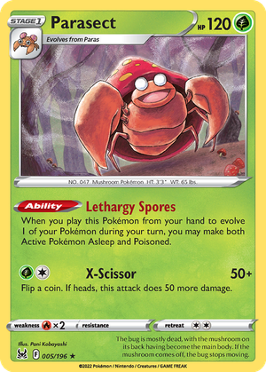 Parasect card image