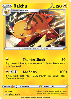 Raichu card image
