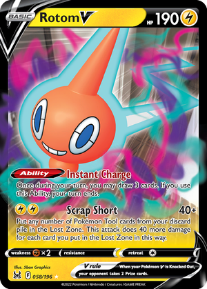 Rotom V card image