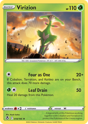 Virizion card image