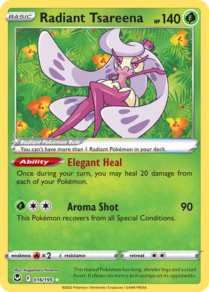 Radiant Tsareena card image