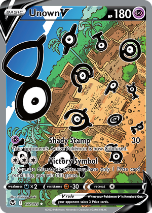 Unown V card image