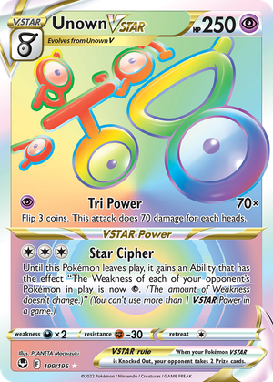 Unown VSTAR card image