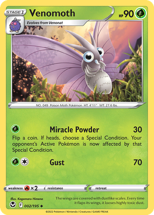 Venomoth card image
