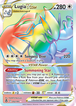 Lugia VSTAR card image