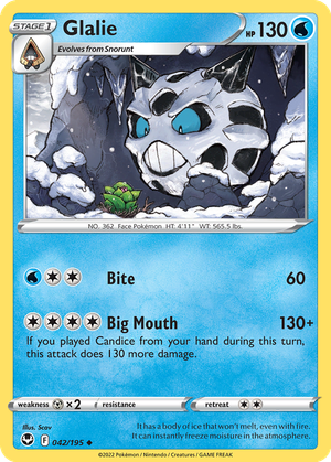 Glalie card image