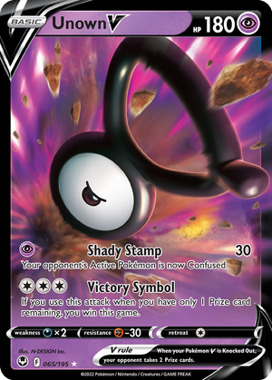 Unown V card image