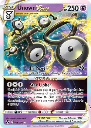 Unown VSTAR card image