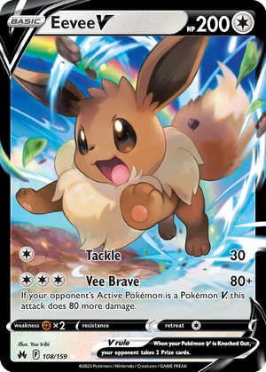 Eevee V card image