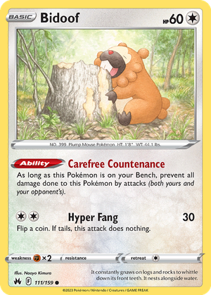 Bidoof card image