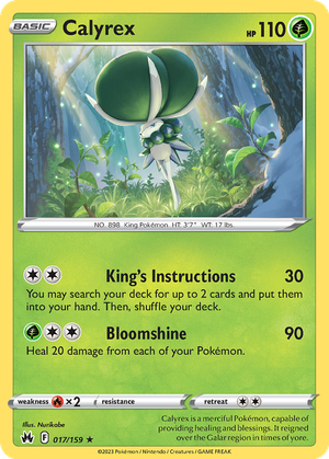 Calyrex card image