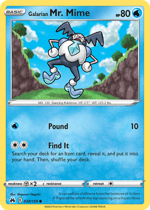 Galarian Mr. Mime card image