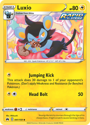 Luxio card image