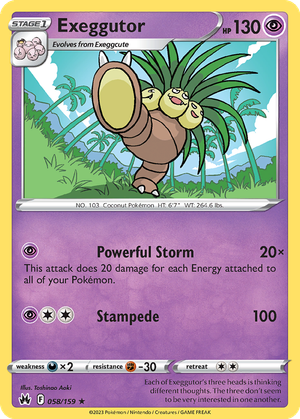 Exeggutor card image