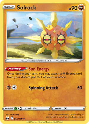 Solrock card image