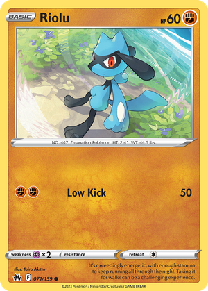 Riolu card image