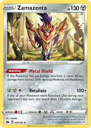 Zamazenta card image