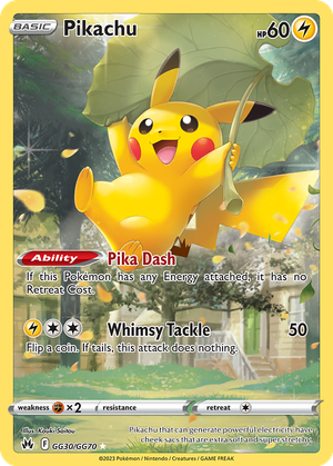 Pikachu card image