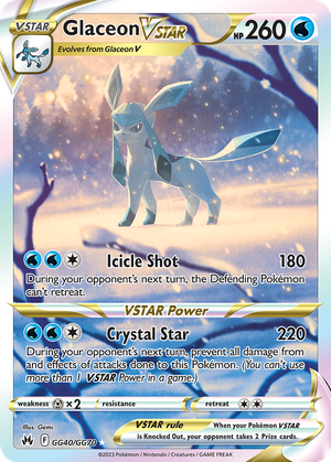 Glaceon VSTAR card image