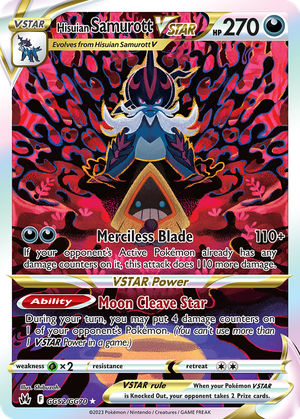 Hisuian Samurott VSTAR card image