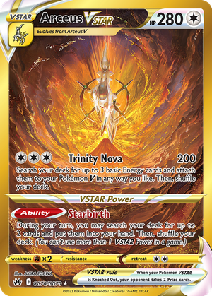 Arceus VSTAR card image