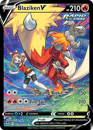 Blaziken V card image