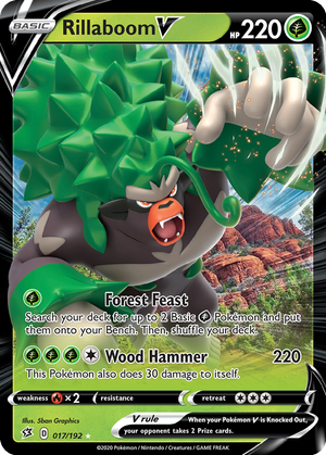 Rillaboom V card image