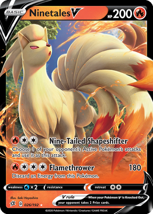 Ninetales V card image
