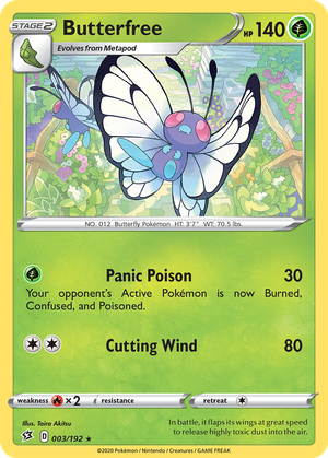 Butterfree card image