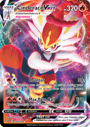 Cinderace VMAX card image