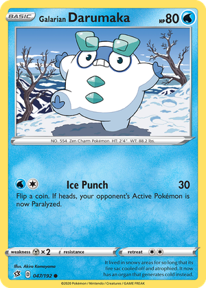 Galarian Darumaka card image