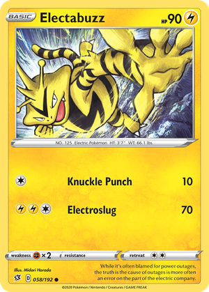 Electabuzz card image