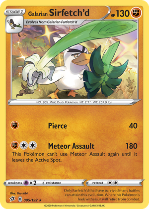 Galarian Sirfetch'd card image