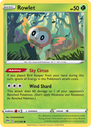 Rowlet card image