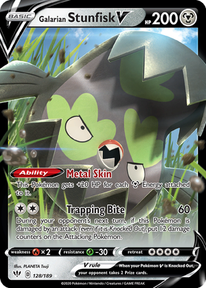 Galarian Stunfisk V card image