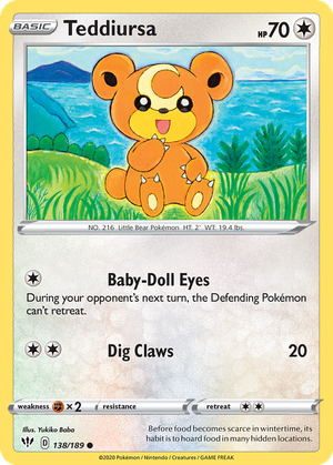 Teddiursa card image