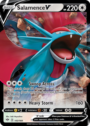 Salamence V card image