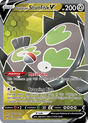 Galarian Stunfisk V card image