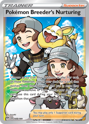Pokémon Breeder's Nurturing card image