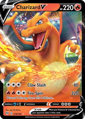 Charizard V card image