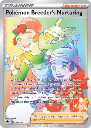 Pokémon Breeder's Nurturing card image
