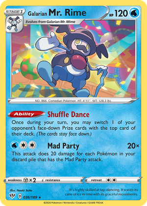 Galarian Mr. Rime card image