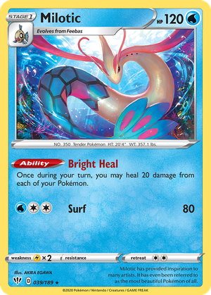 Milotic card image